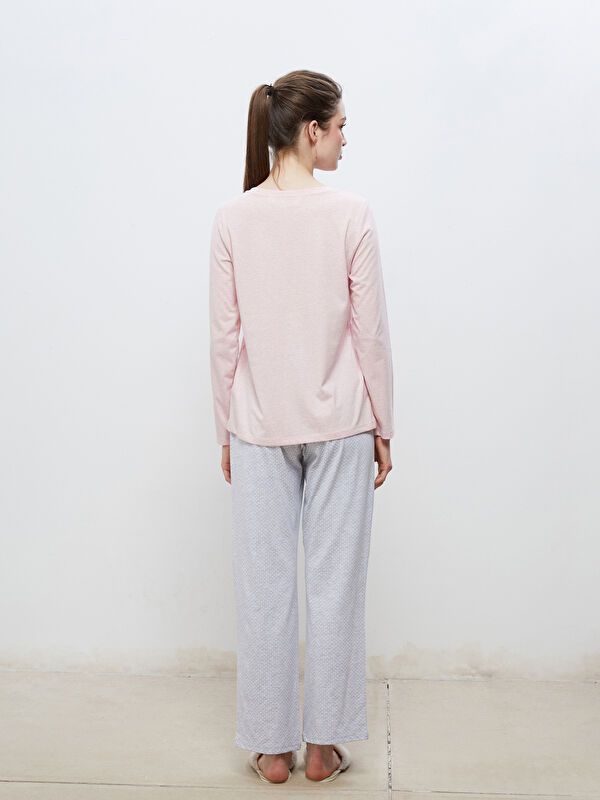 Moudda LC Waikiki - Pyjama en jersey à manches longues pour Femmes - Tunisie 4