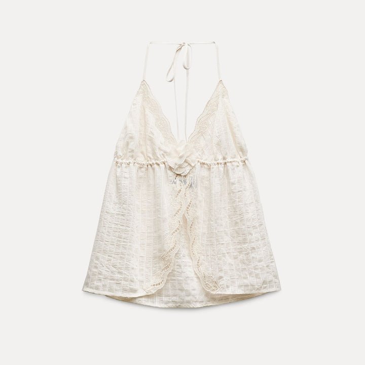 Moudda ZARA - Haut structuré bustier, fleur devant - Tunisie 2