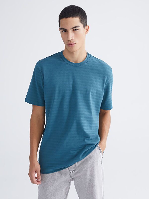 Moudda LC Waikiki - T-shirt basique manches courtes en jersey - Tunisie 1