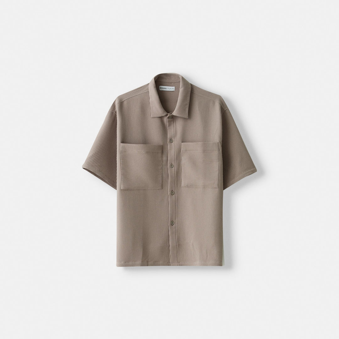 Moudda BERSHKA - Chemise manches courtes boxy plissée - Tunisie 2