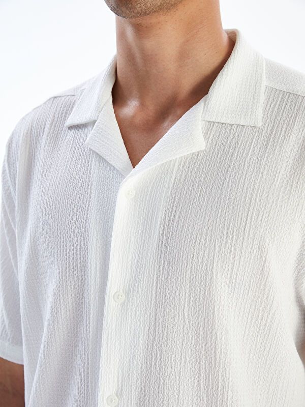 Moudda LC Waikiki - Chemise manches courtes en tissu pour Homme - Tunisie 3