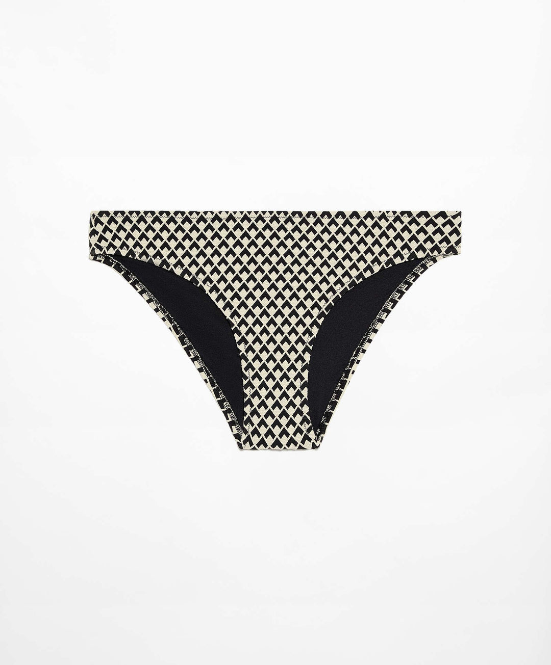 Moudda Oysho - Culotte Classique Jacquard Géométrique Noir - Tunisie 2