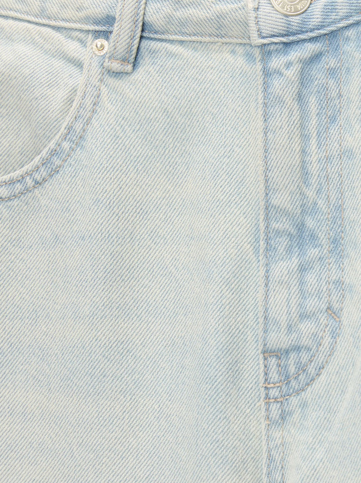 Moudda PULL & BEAR - Pantalon Denim Jambe Large Tir Haut - Tunisie 5