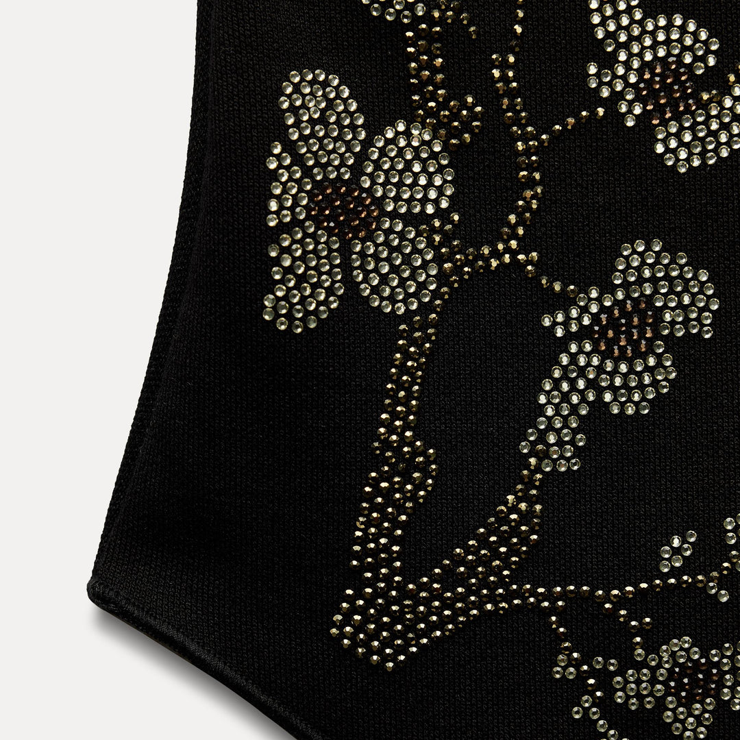 Moudda ZARA - Body en Maille Stretch Fleur Strass - Tunisie 3