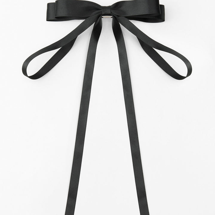 Moudda ZARA - Barrette à cheveux avec double laçage en satin - Tunisie 1