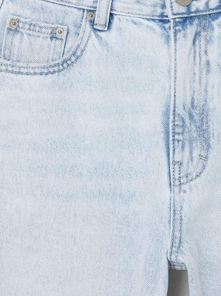 Moudda PULL & BEAR - Pantalon Mom Blanc - Tunisie 5