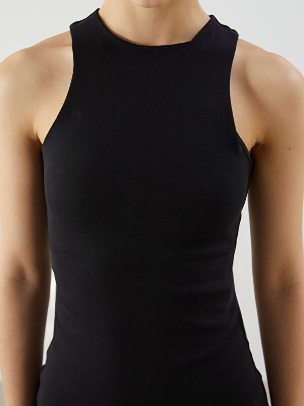 Moudda LC Waikiki - Robe manches courtes en jersey pour Femme - Tunisie 3