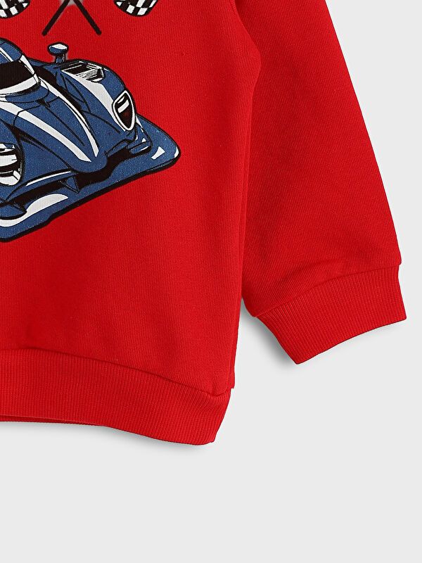 Moudda LC Waikiki - Sweatshirt en jersey Garçon Rouge vif - Tunisie 3