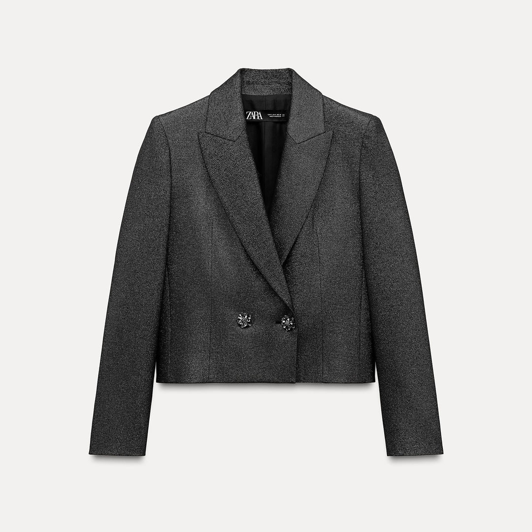 Moudda ZARA - Set veste croisée bouton strass - Tunisie 1