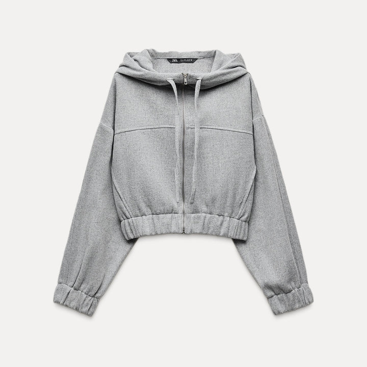 Moudda ZARA - Sweat doux col haut capuche - Tunisie 2