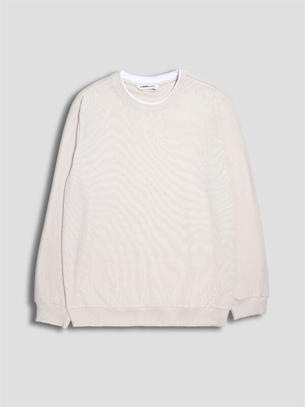 Moudda LC Waikiki - Sweatshirt basique en jersey - Tunisie 4
