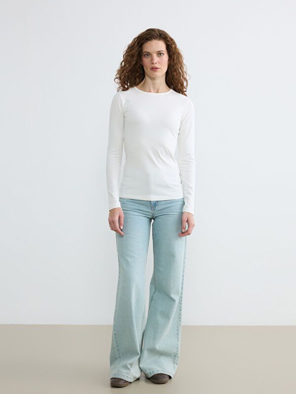Moudda LC Waikiki - Body basique manches longues en jersey pour Femme - Tunisie 2