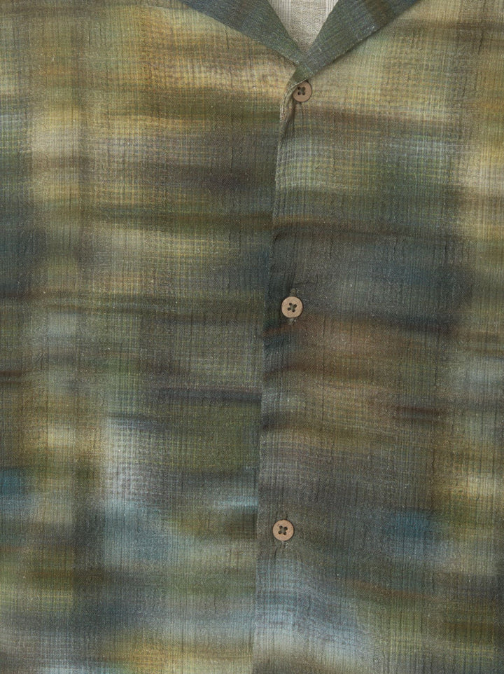 Moudda PULL & BEAR - Chemise Demi-Manches Imprimé Aguas Seersucker - Tunisie 1