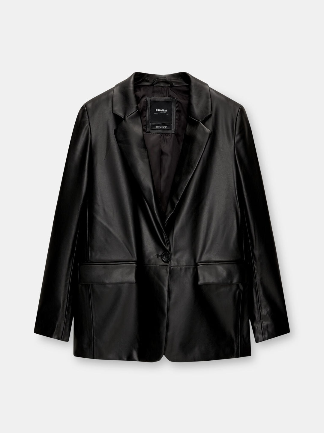 Moudda PULL & BEAR - Blazer Simili Cuir Basique - Tunisie 5