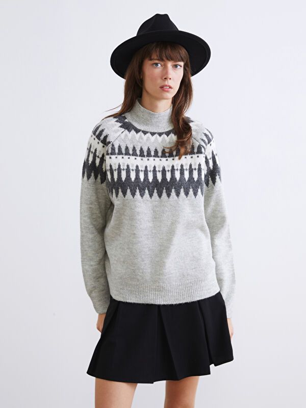Moudda LC Waikiki - Cv tricot pullover mid pour Femmes - Tunisie 1