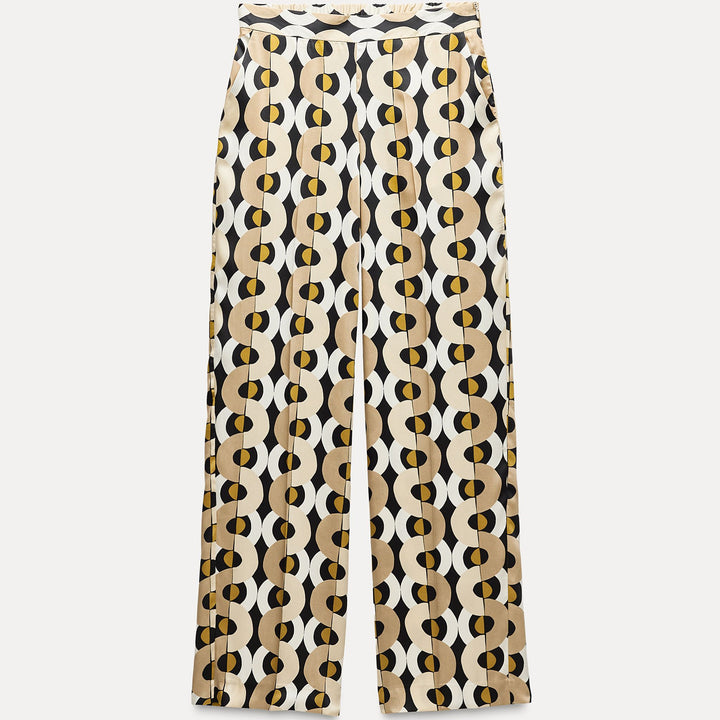 Moudda ZARA - Ensemble pantalon imprimé, taille mi-haute élastique - Tunisie 2