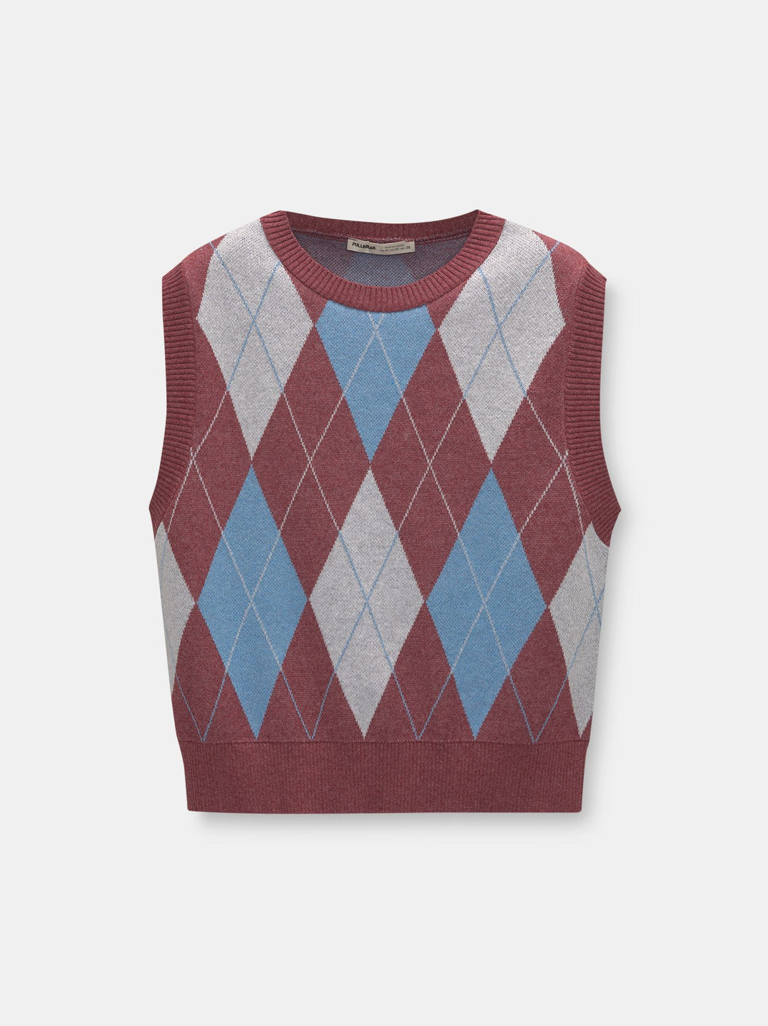Moudda PULL & BEAR - Gilet Losanges Col V - Tunisie 3