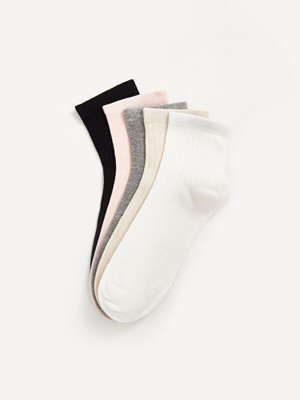 Moudda LC Waikiki - Chaussettes courtes Femme Ecru - Tunisie 2