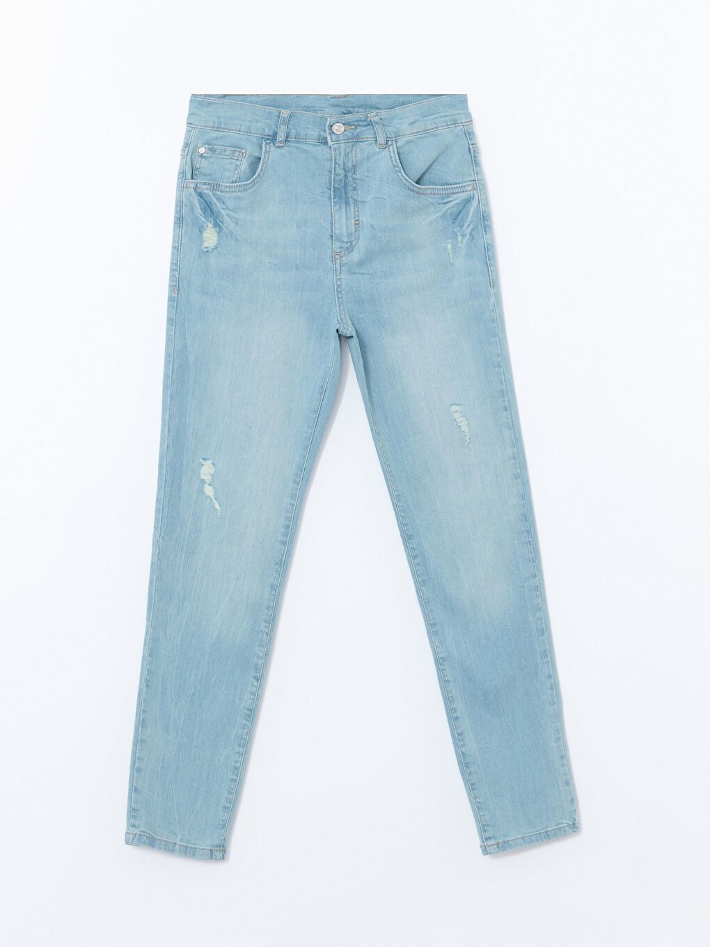 Moudda LC Waikiki - Pantalon tissé en denim Garçon Canne indigo clair - Tunisie 1