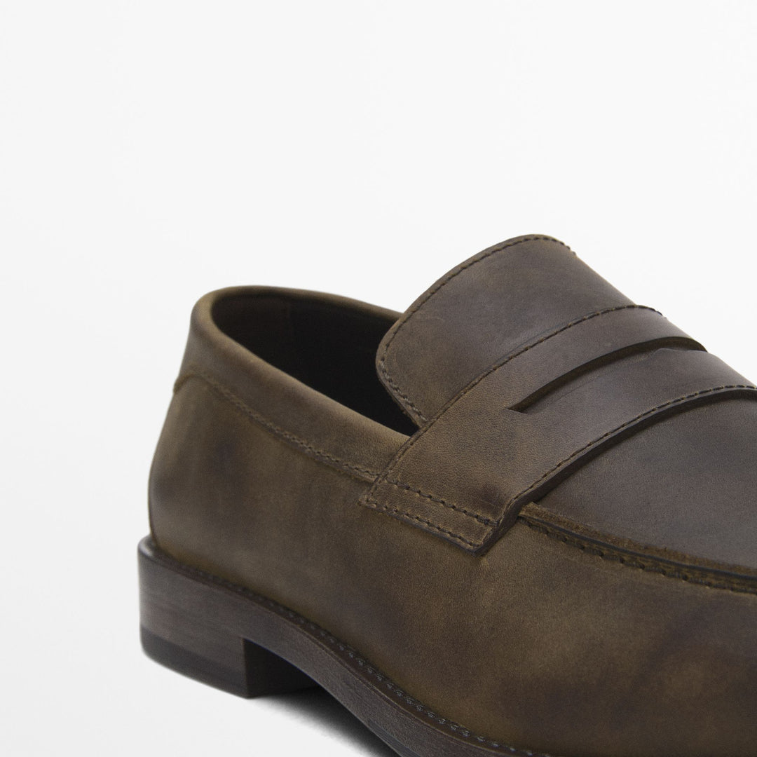 Moudda Massimo Dutti - Mocassin cuir marron - Tunisie 7