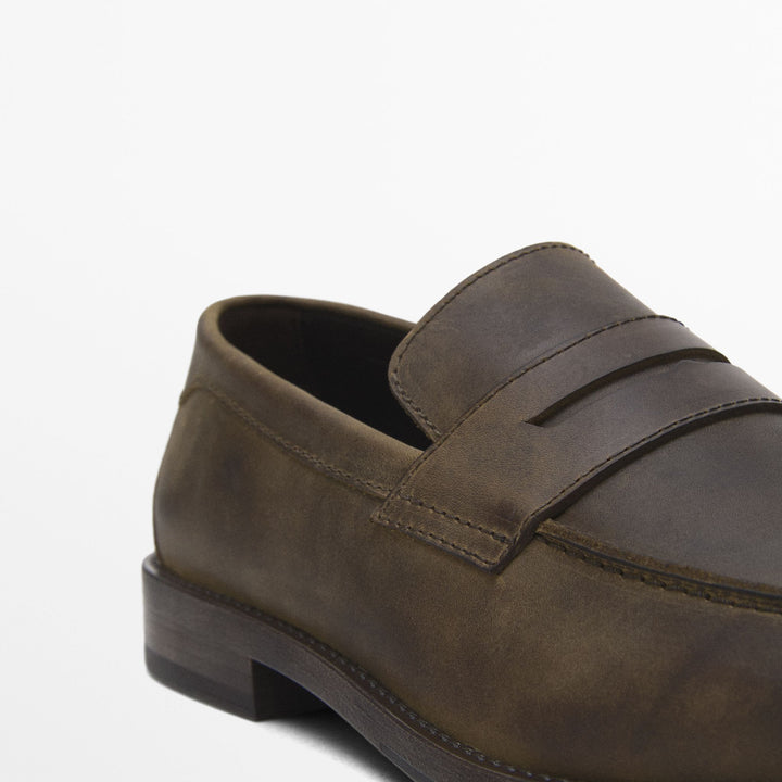 Moudda Massimo Dutti - Mocassin cuir marron - Tunisie 7