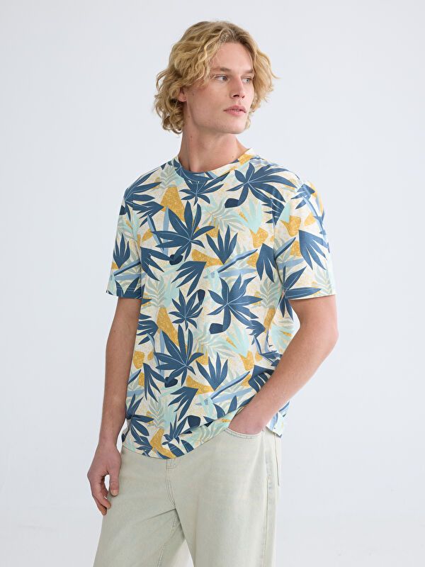 Moudda LC Waikiki - T-shirt imprimé manches courtes en jersey pour Homme - Tunisie 1