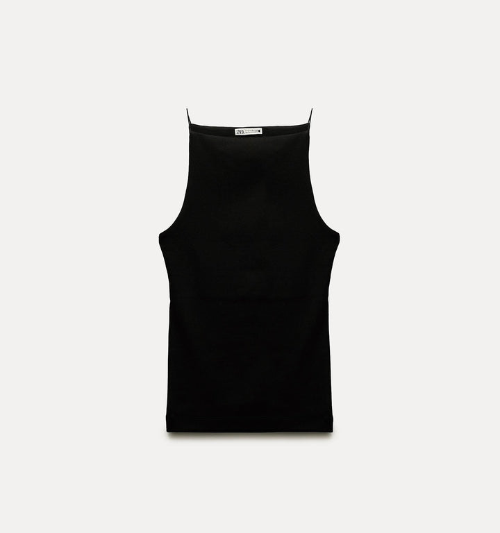 Moudda ZARA - T-shirt brassière en coton élasthanne, bretelles élastiques - Tunisie 1