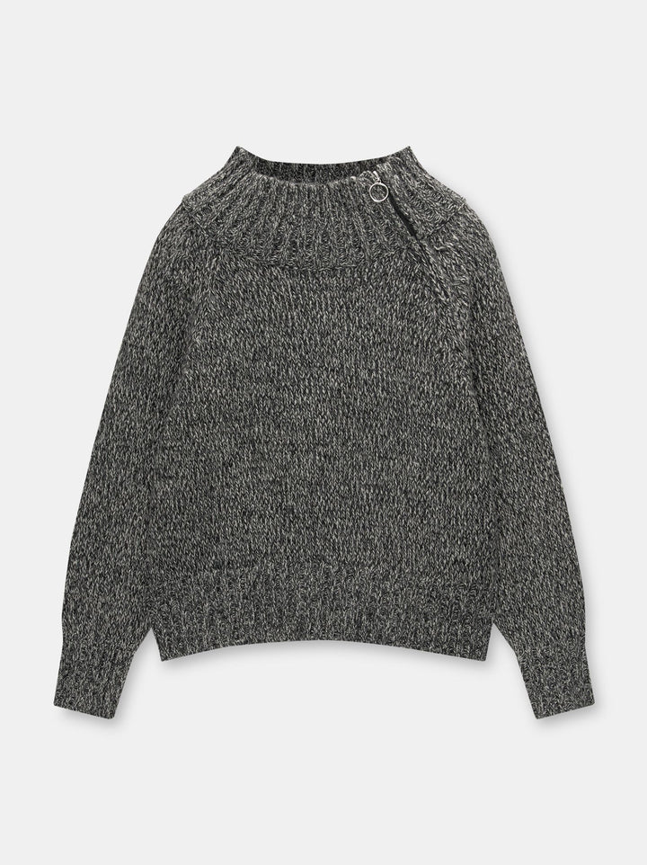 Moudda PULL & BEAR - Pull Torzal Col Cygne à Fermeture - Tunisie 1