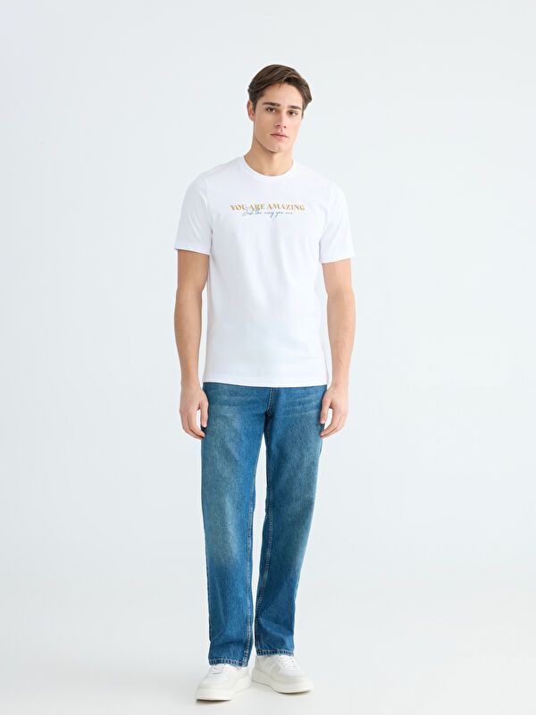 Moudda LC Waikiki - T-shirt imprimé manches courtes en jersey pour Homme - Tunisie 2