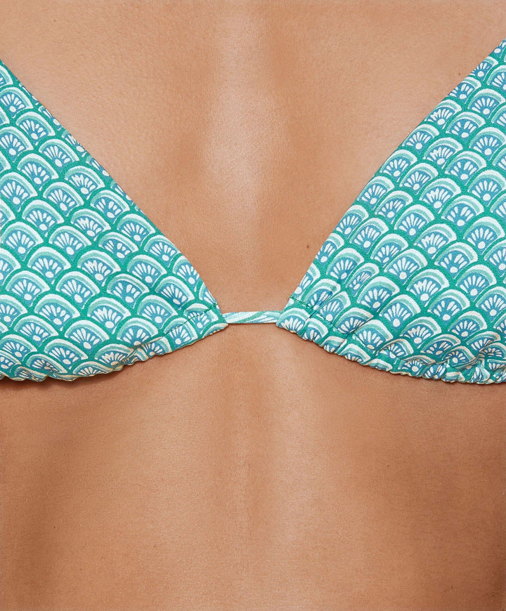 Moudda Oysho - Culotte Triangle Mousse Sans Armatures Sceau Turquoise - Tunisie 4