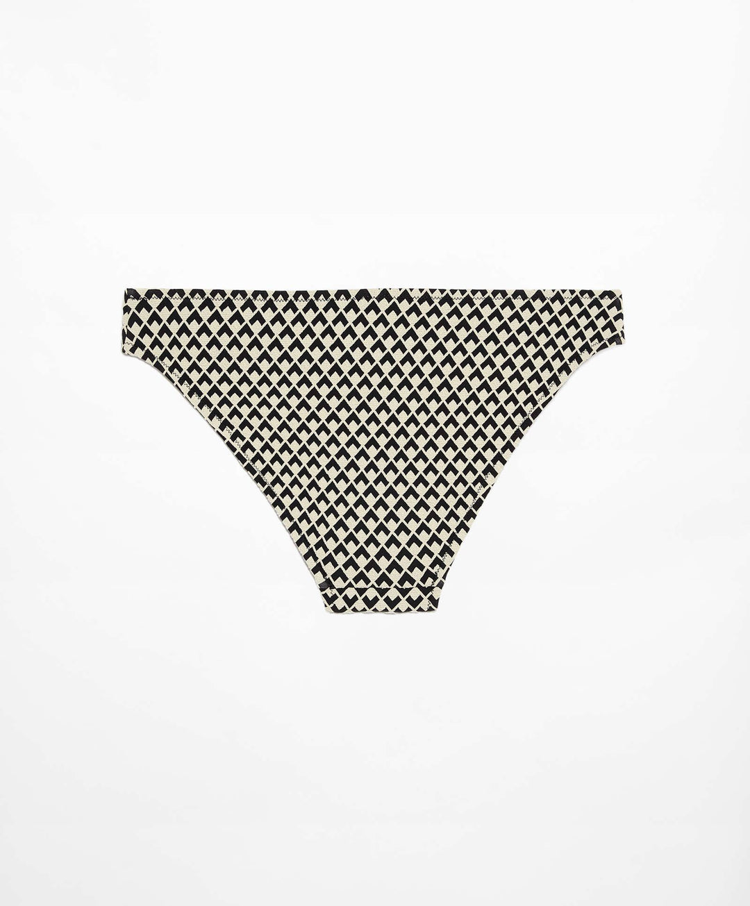 Moudda Oysho - Culotte Classique Jacquard Géométrique Noir - Tunisie 3