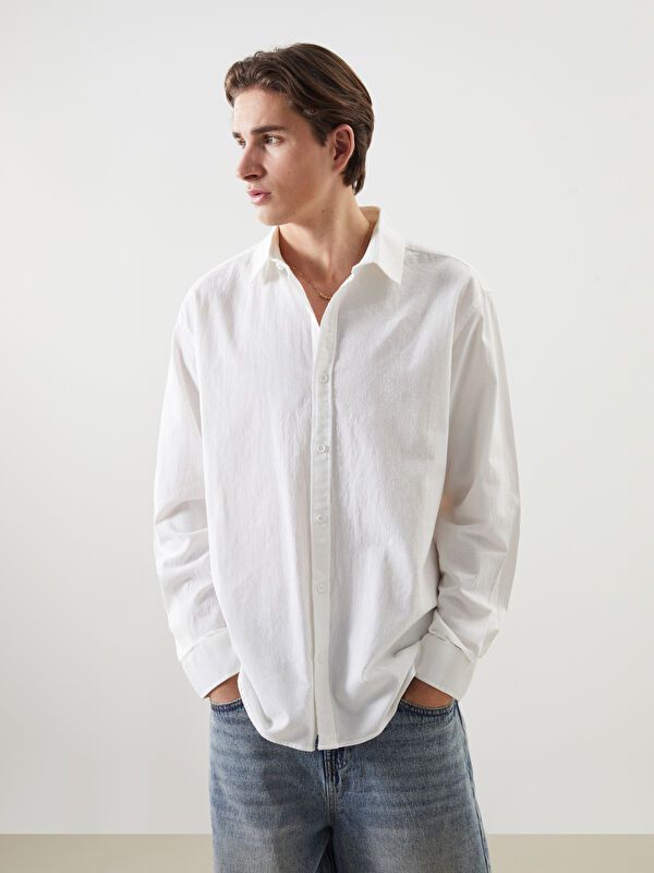 Moudda LC Waikiki - Chemise manches longues en tissu pour Homme - Tunisie 1
