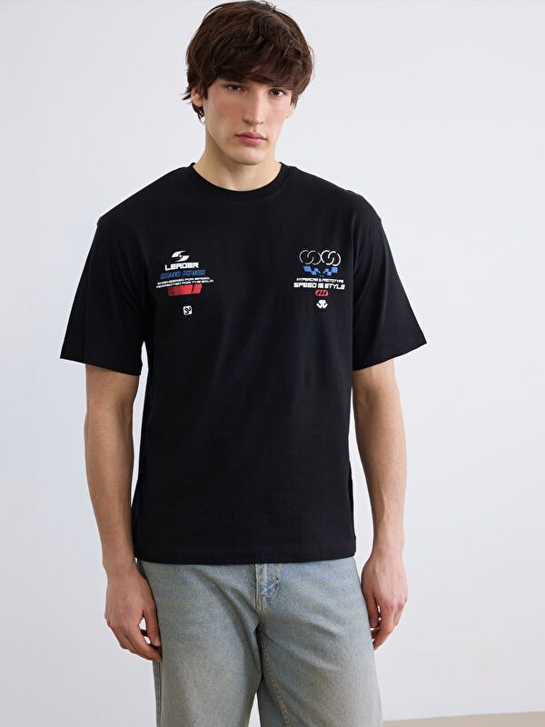 Moudda LC Waikiki - T-shirt imprimé manches courtes en jersey pour Homme - Tunisie 1