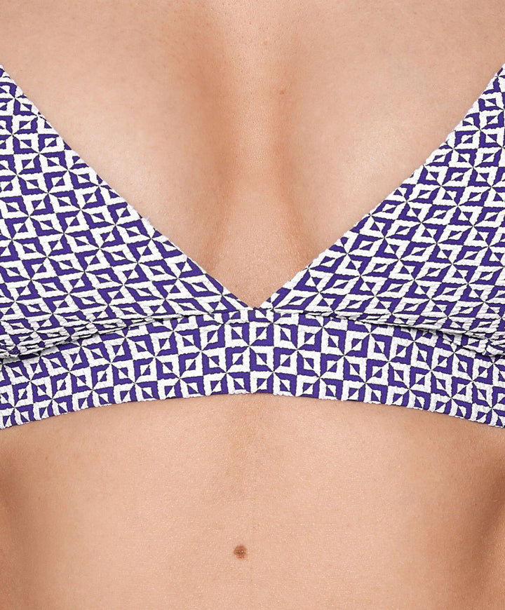 Moudda Oysho - Culotte Triangle Extra Sans Armatures Jacquard Petits Carrés - Tunisie 4