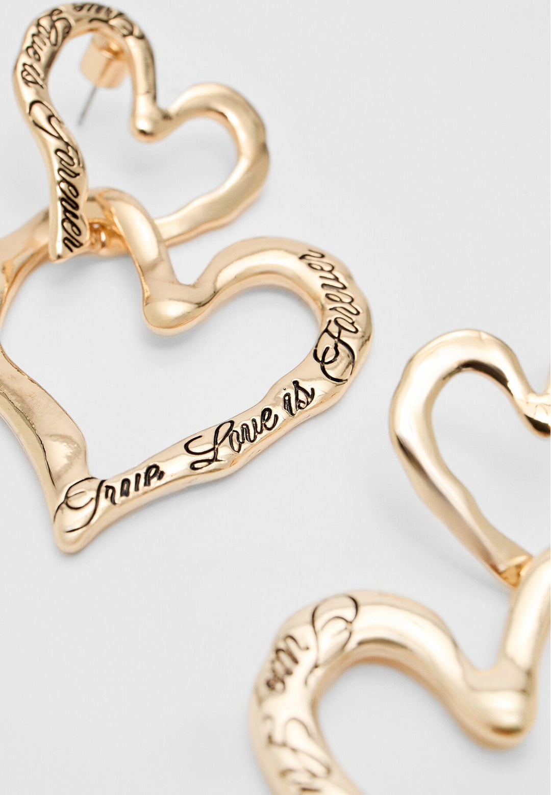 Moudda STRADIVARIUS - Boucles d'Oreilles Double Cœur - Tunisie 2