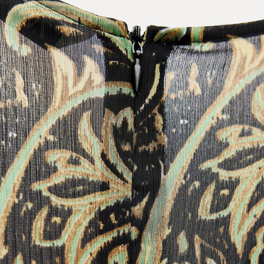 Moudda ZARA - Robe godets imprimée ikat - Tunisie 4