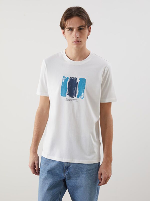 Moudda LC Waikiki - T-shirt imprimé manches courtes en jersey - Tunisie 1
