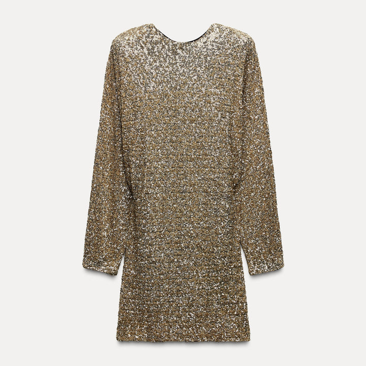 Moudda ZARA - Robe courte pailletée, décolleté dos - Tunisie 1
