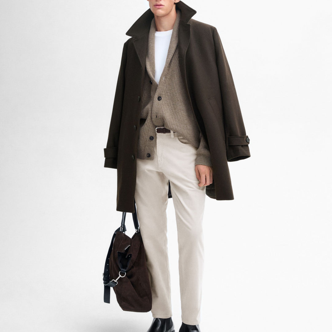 Moudda Massimo Dutti - Pantalon jean velours côtelé fuselé - Tunisie 8