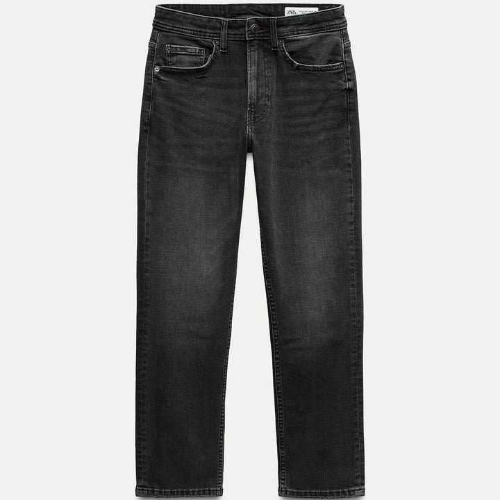 Moudda ZARA - Jean relaxed slim noir antique - Tunisie 1