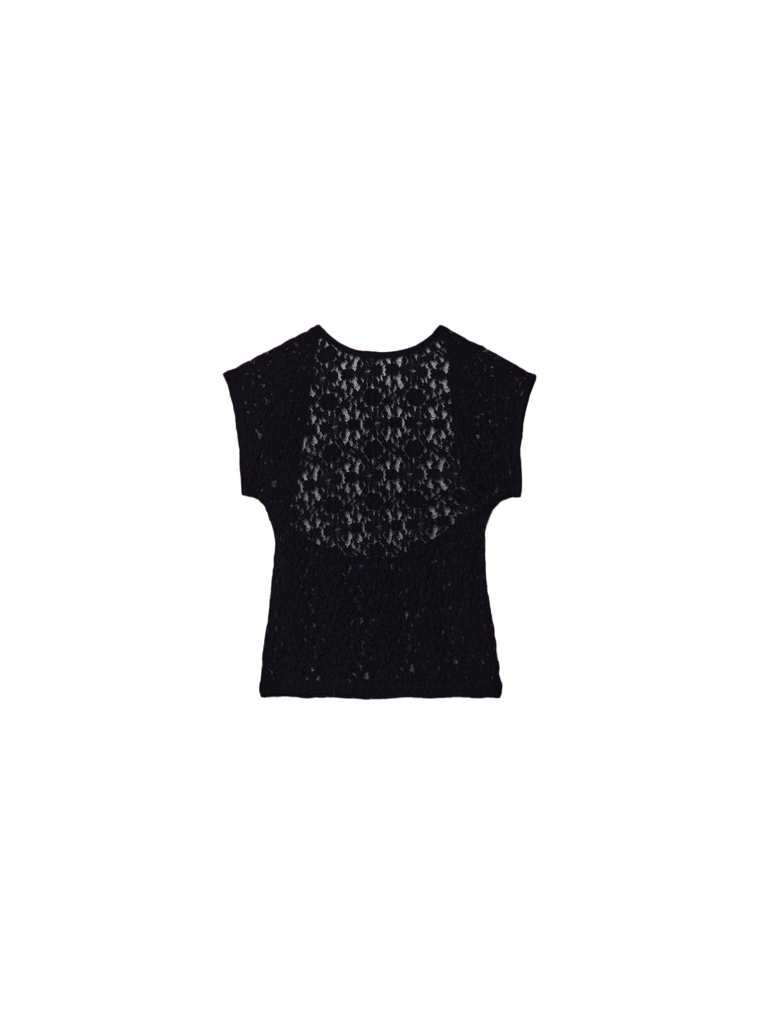 Moudda STRADIVARIUS - T-Shirt Mini Manches Dos Nu en Dentelle - Tunisie 2