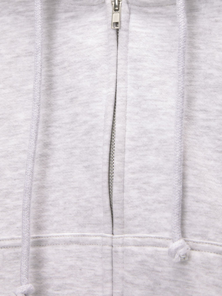 Moudda PULL & BEAR - Sweat Gris à Fermeture Capuche Crop Tunnel - Tunisie 2