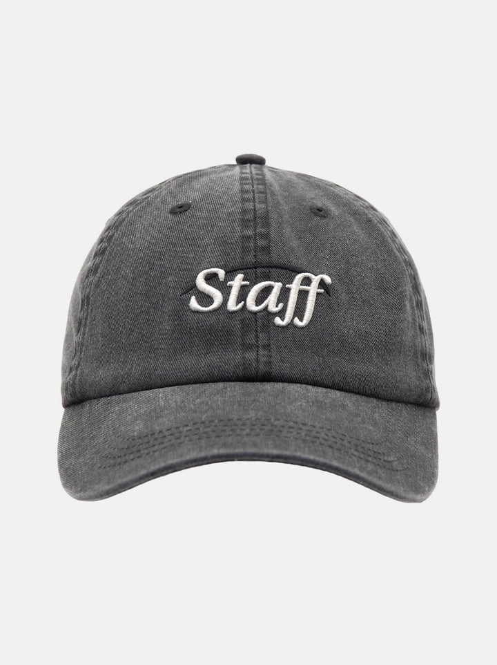Moudda PULL & BEAR - Casquette Lavée Noire Staff - Tunisie 3