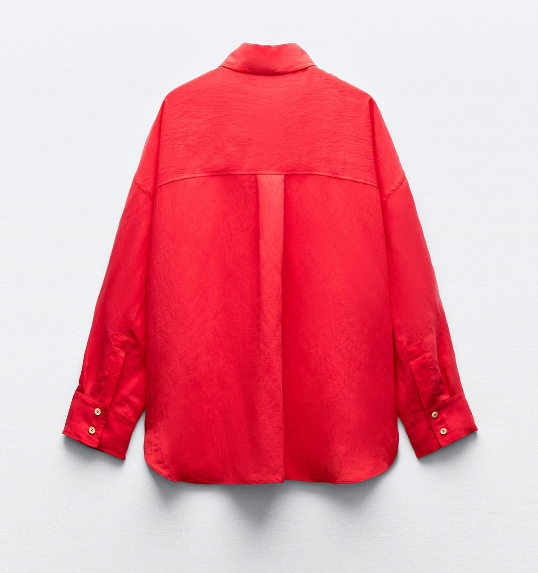 Moudda ZARA - Chemise oversize, manches longues, bouton décoratif - Tunisie 2