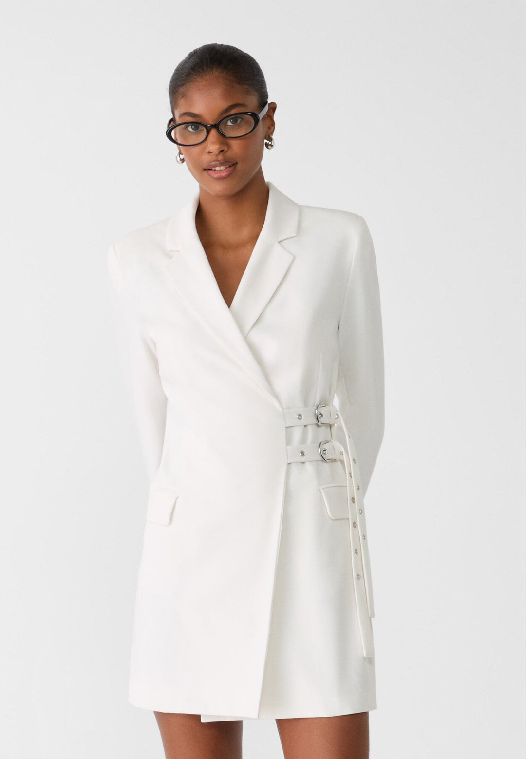 Moudda STRADIVARIUS - Blazer Robe avec Boucles - Tunisie 3