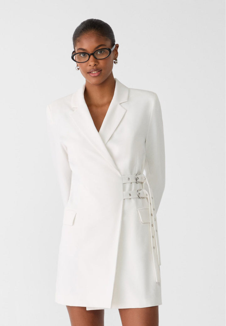 Moudda STRADIVARIUS - Blazer Robe avec Boucles - Tunisie 3