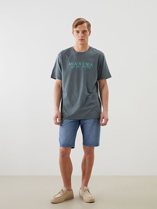 Moudda LC Waikiki - T-shirt imprimé manches courtes en jersey pour Homme - Tunisie 2