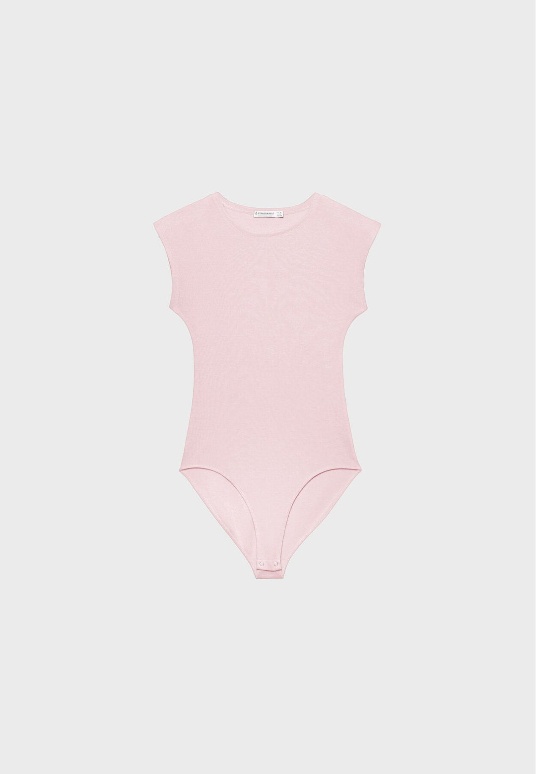 Moudda STRADIVARIUS - Body Mini Manches en Coton Modal - Tunisie 2