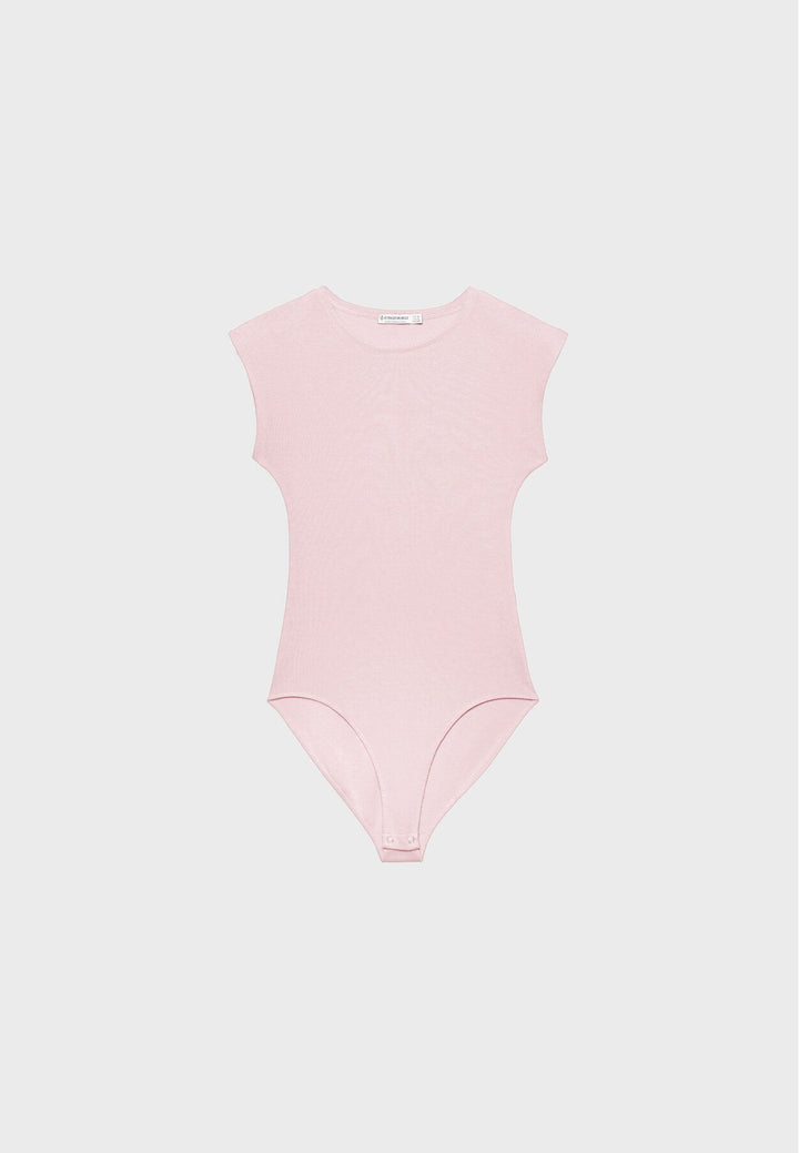 Moudda STRADIVARIUS - Body Mini Manches en Coton Modal - Tunisie 2