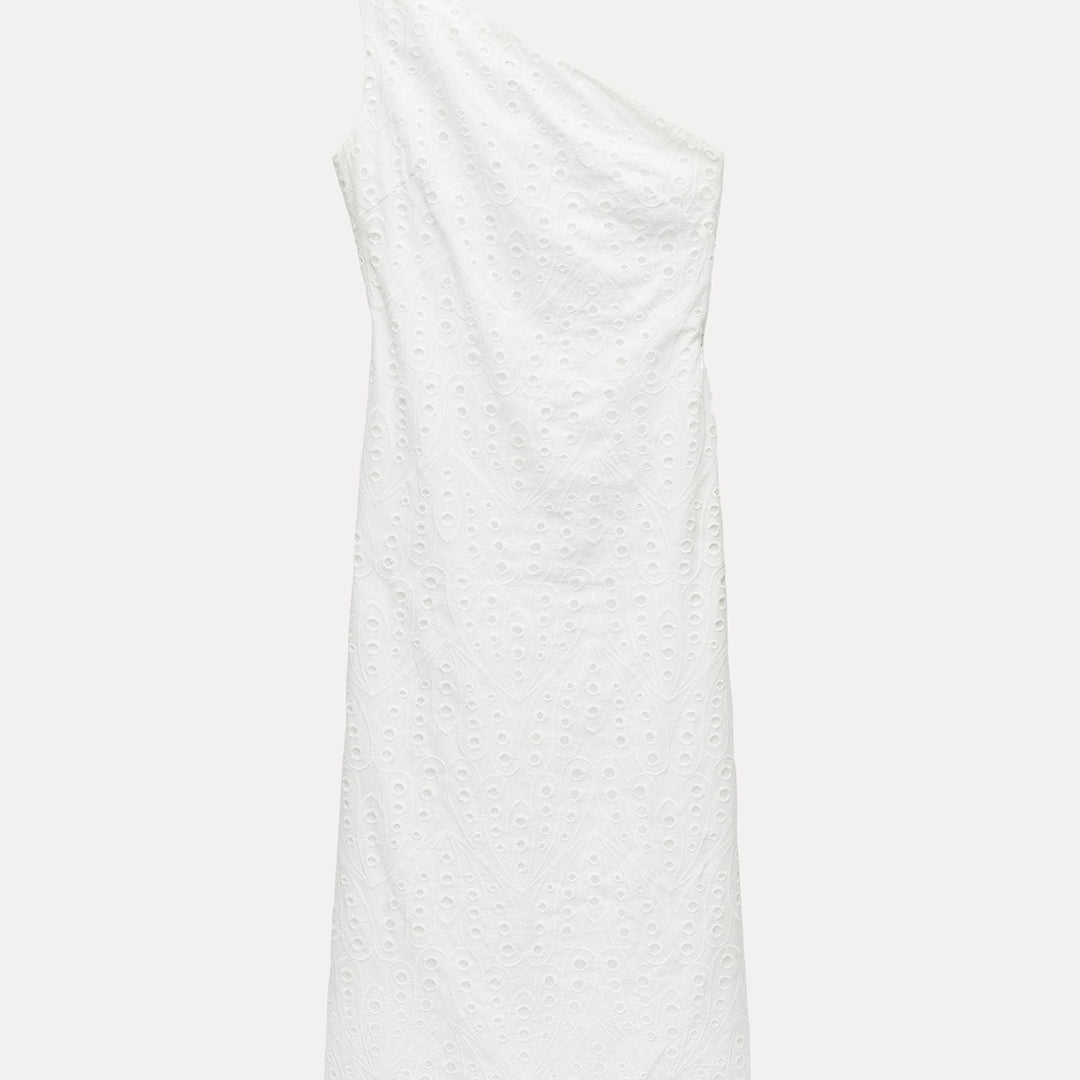 Moudda ZARA - Robe asymétrique Schiffli - Tunisie 2